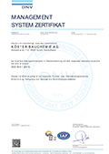 Quality Management Certificate
